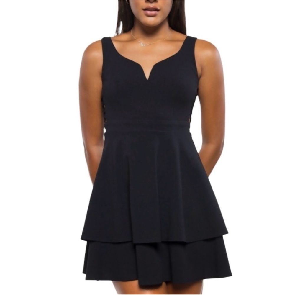 B Darlin Classic Black Mini Dress